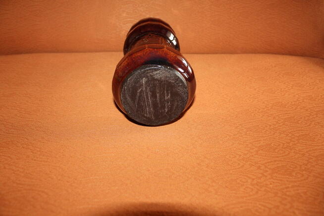 Stara kamionkowa butelka po winie piwie