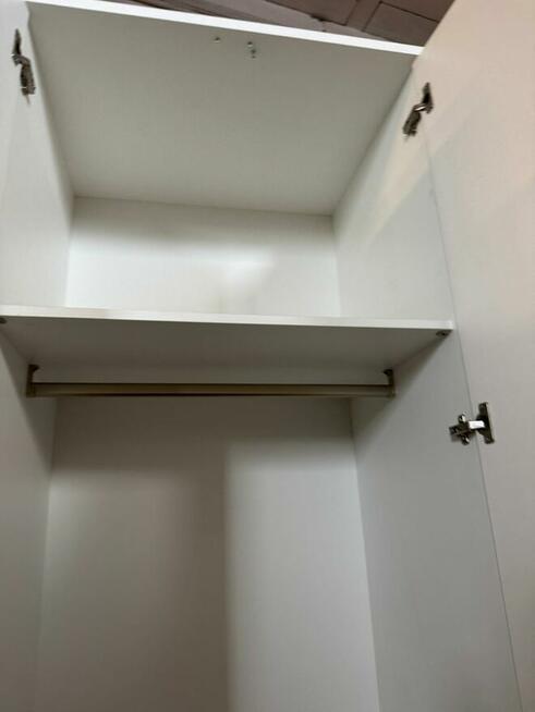 Szafa biała ubraniowa wysoka 80x228 cm szafy komody do biur