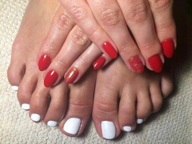 PROMOCJA!!! MANI PEDI HYBRYDOWY DOJAZD I ZDOBIENIA GRATIS!!!