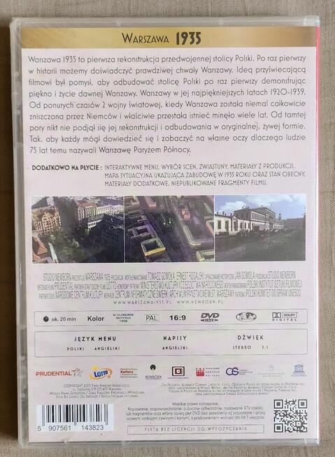 Warszawa 1935 film DVD Folia Unikat wydawniczy