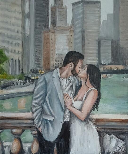 Obrazy olejne ręcznie malowane