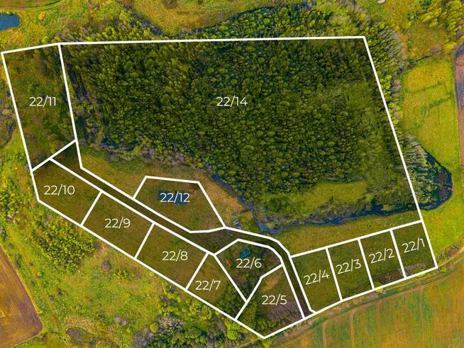 Działka budowlana Bugi gm. Lidzbark Warmiński