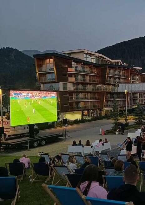 Telebim mobilny Ekran LED 15m2 na platformie Wynajem