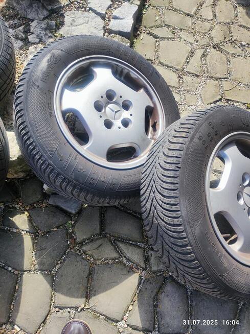 Felgi Aluminiowe z oponami zimowymi W210 Mercedes