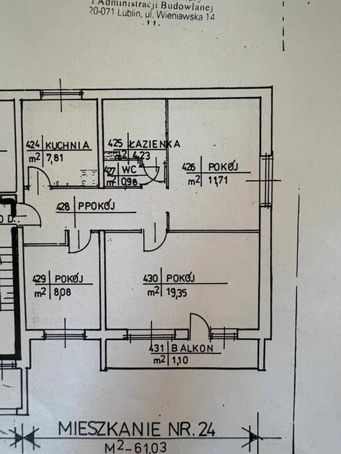 mieszkanie 61 m (70 m) 3 pokoje z przepięknymi widokami