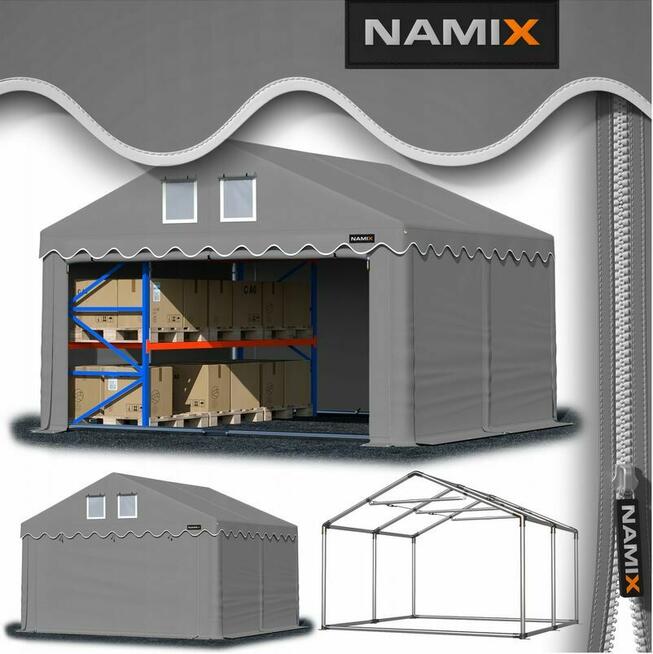 Namiot ROYAL 3x4 magazynowy handlowy garaż wzmocniony PVC 56