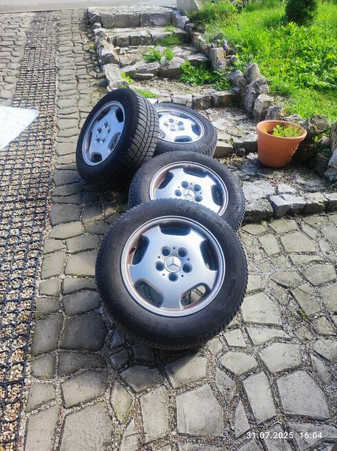 Felgi Aluminiowe z oponami zimowymi W210 Mercedes