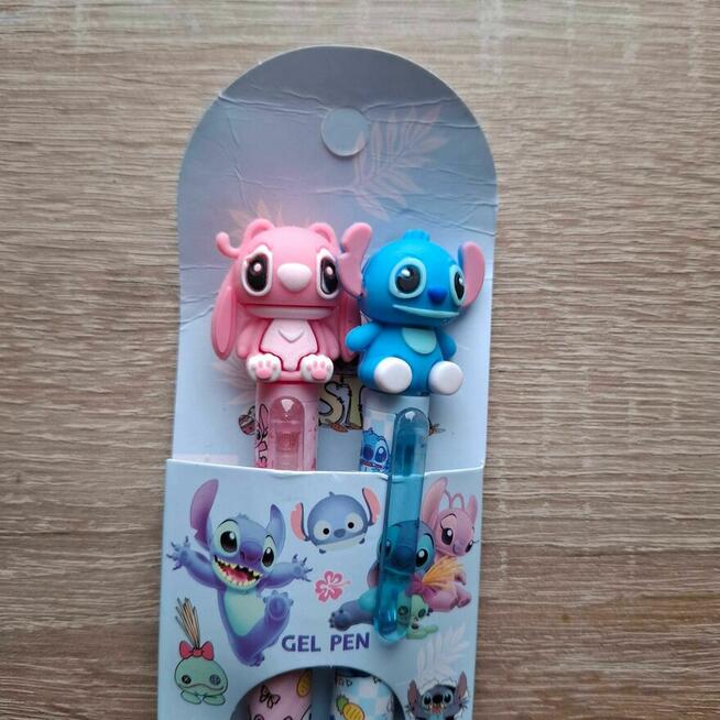 Zestaw 2 długopisów Stitch & Angel – nowe, bez metki