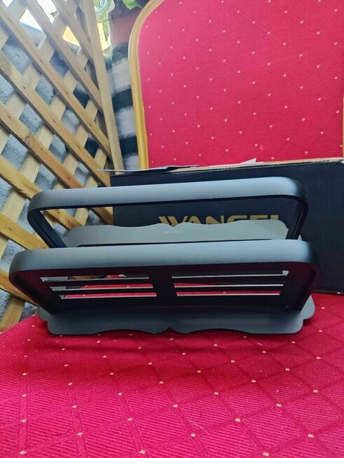 Półka Łazienkowa Prysznicowa Koszyk Loft czarna Regał ścienn