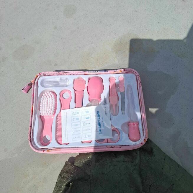 Różowy zestaw pielęgnacyjny dla maluszka Must-have każdej mamy