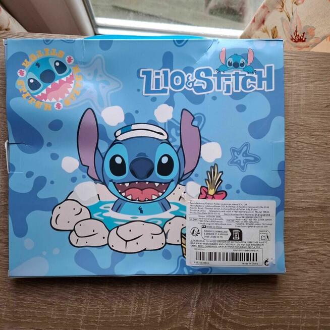 Zestaw szkolny Stitch + piórnik metalowy plastikowy