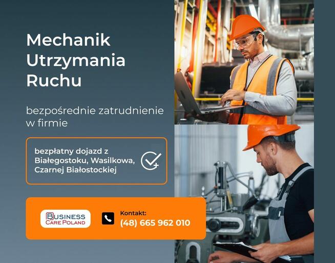 Mechanik Utrzymania Ruchu