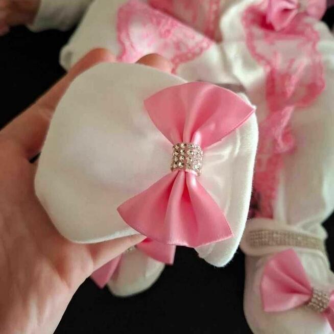 Zestaw dla dziewczynki 1–3 mies. | nowy bez metki