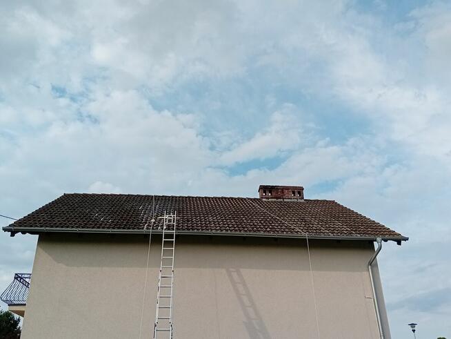 Malowanie dachów, Mycie dachów, kostki i elewacji
