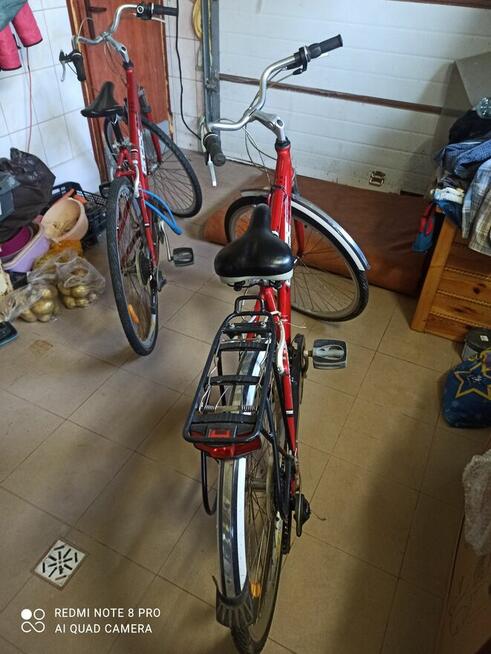 2 rowery trekkingowe turystyczne 19 cali rama