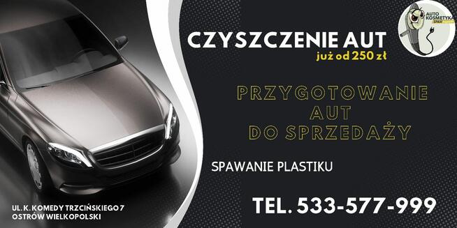 Pranie tapicerki, spawanie plastiku