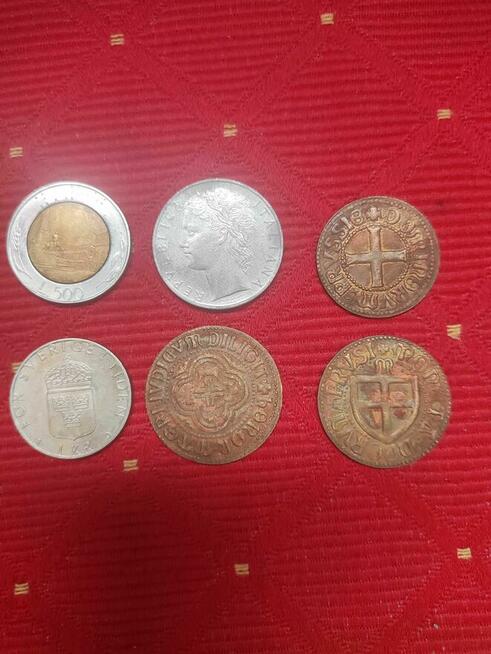 Stare Monety Frank Francuski Frank Centym Kopiejka Korona