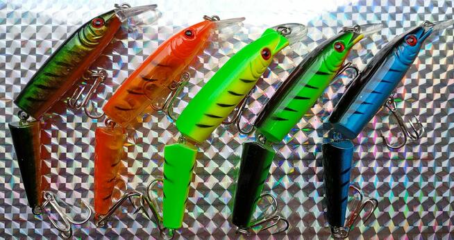 Wobler łamany Westin 2 x kotwica mix kolorów oryg. pudełko