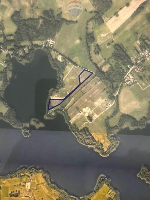 Działka z linią brzegową jeziora Zarańsko