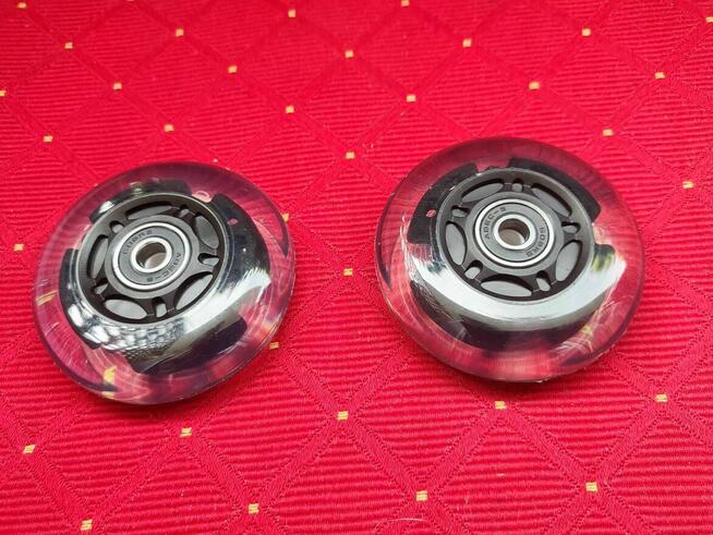 Kółka LED do deskorolki hulajnogi podświetlane Świecące Koła