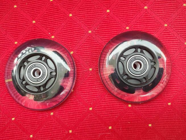 Kółka LED do deskorolki hulajnogi podświetlane Świecące Koła