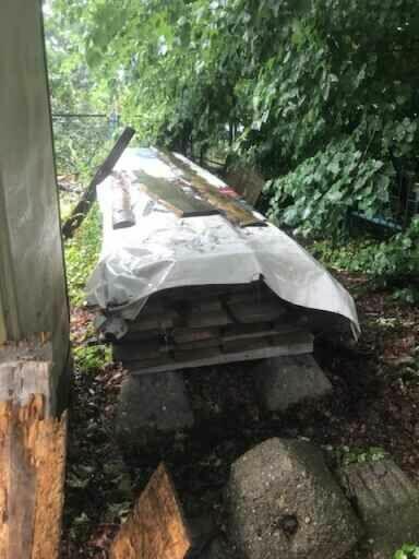 Drewno budowlane, tarcica, leżakowane