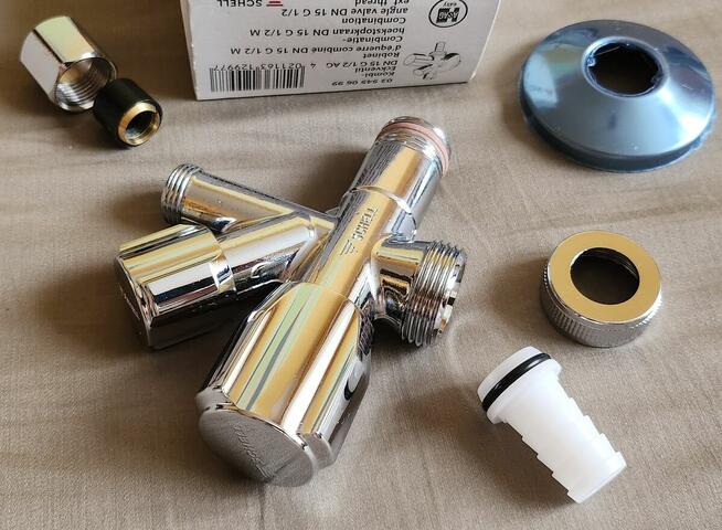 Zawór kątowy kombinowany Schell