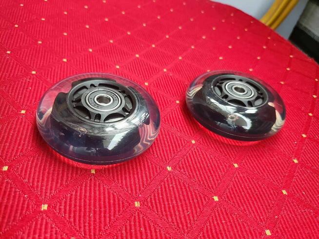 Kółka LED do deskorolki hulajnogi podświetlane Świecące Koła