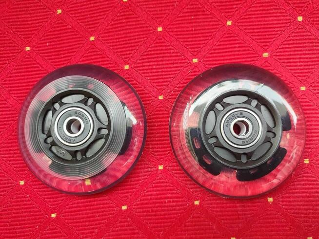 Kółka LED do deskorolki hulajnogi podświetlane Świecące Koła