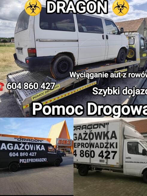 Tani od30zl Transport Zielona Góra, Laweta,Wywrotka, Bus winda