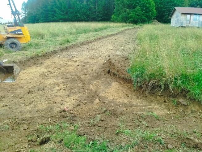 Usługi koparką, prace budowlane