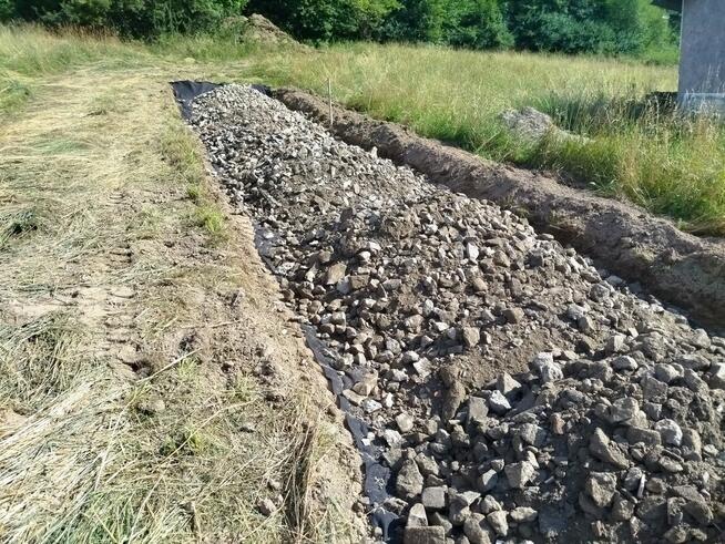 Usługi koparką, prace budowlane