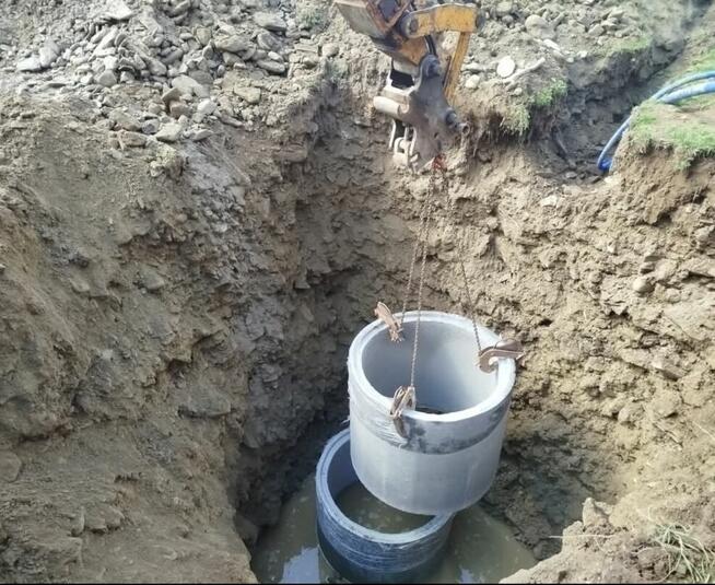 Usługi koparką, prace budowlane