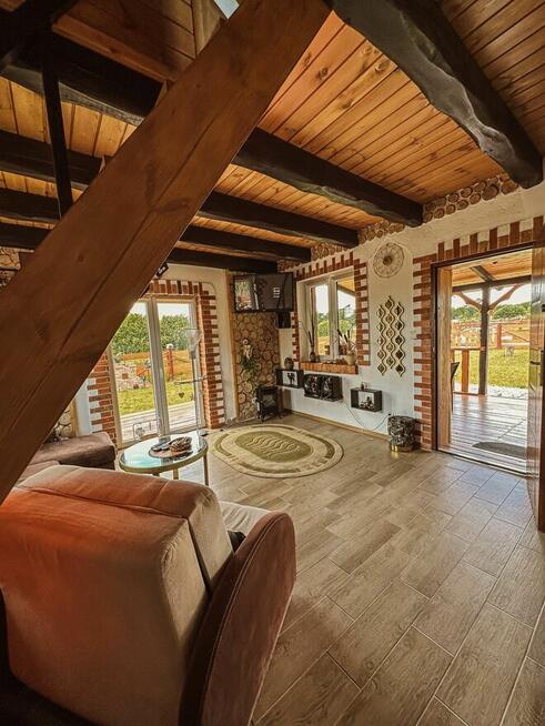 Działka z domkiem na Mazurach