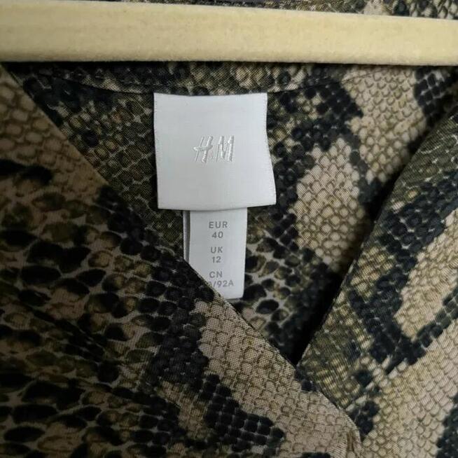 koszula wężowy motyw H&M