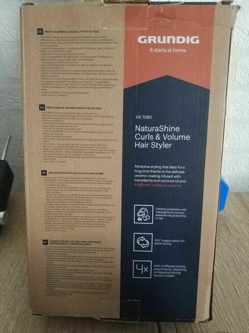 Lokówko Suszarka Obrotowa GRUNDIG HS 7080 dla Kobiet Loki