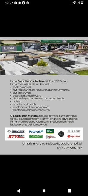 Usługi brukarskie