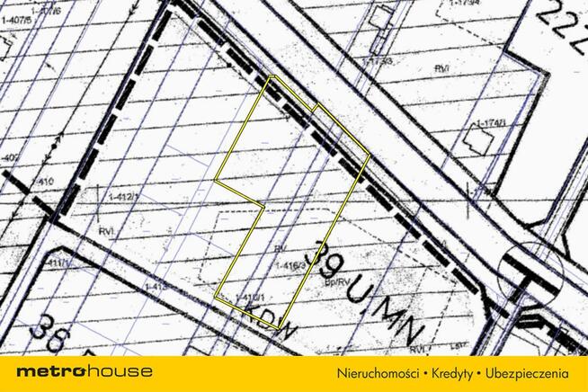 Działki pow. 6232 m2 w centrum Antoni przy DK53