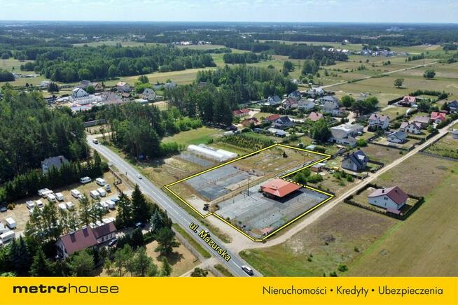 Działki pow. 6232 m2 w centrum Antoni przy DK53