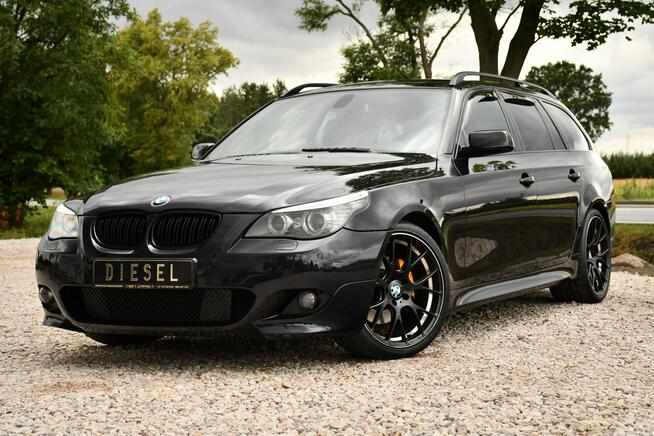 BMW E61 3.0 Diesel M-Pakiet Xenon Grzane Fot Skóra Beż PDC Przód i Tył