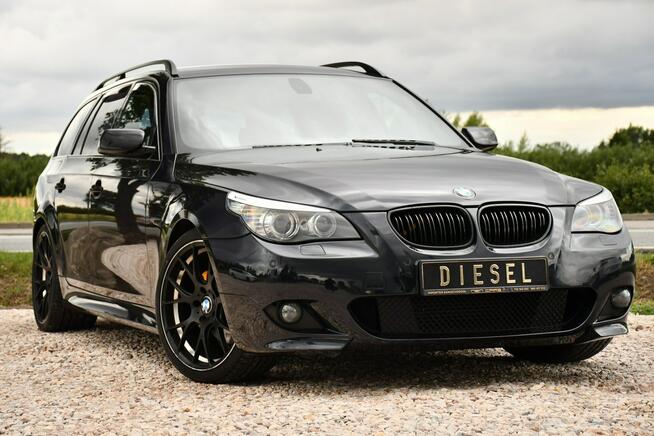 BMW E61 3.0 Diesel M-Pakiet Xenon Grzane Fot Skóra Beż PDC Przód i Tył