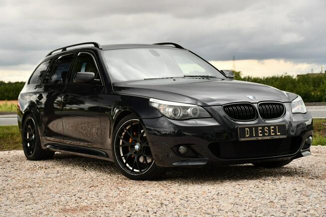 BMW E61 3.0 Diesel M-Pakiet Xenon Grzane Fot Skóra Beż PDC Przód i Tył
