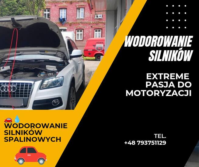 Wodorowanie silników bezinwazyjne usuwanie nagaru