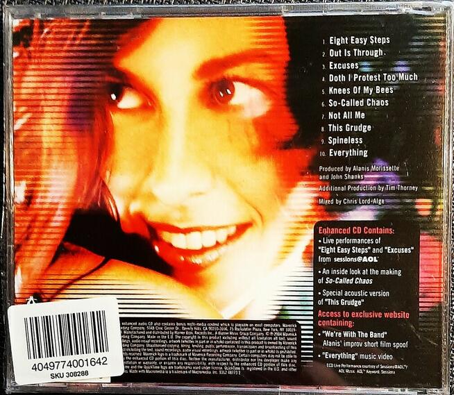 CD Nowa-Polecam Album ALANIS MORISSETTE -Album So Called Cha