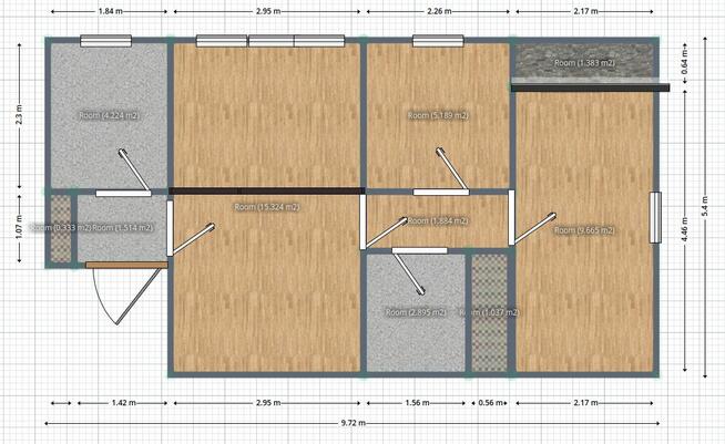 3 pokoje na Muranowie na gabinet lub biuro wynajmę