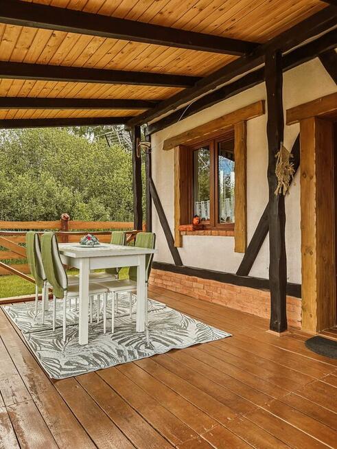 Działka z domkiem na Mazurach