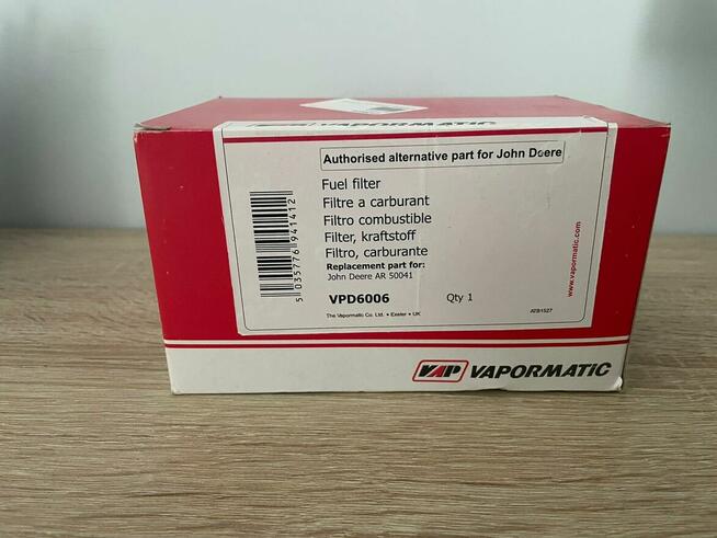 Filtr paliwa do John Deere AR50041 - Vapormatic VPD6006