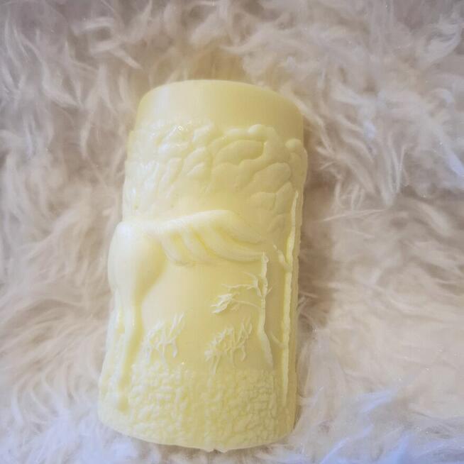 Świeczka sojowa dekoracyjna z koniem