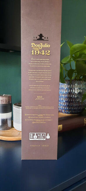 Pudełko Tequila Don Julio Anejo 1942 edycja limitowana - BDB