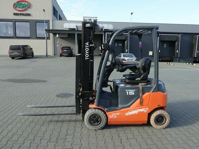 Wózek widłowy unoszący Toyota 8FBMT15 (Traigo 15) 2014 r